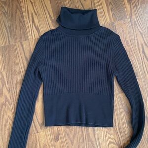 Zara Cropped Turtleneck